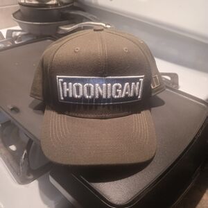 Hoonigan Men's Olive Green Logo Snapback Hat